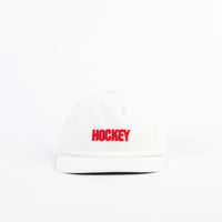 Hockey Corduroy Logo Cap - White thumbnail