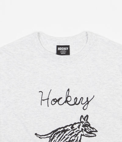Hockey Dog T-Shirt - Grey Heather