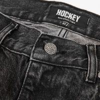 Hockey Double Knee Jeans - Black thumbnail