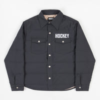 Hockey Down Snap Shirt - Black thumbnail