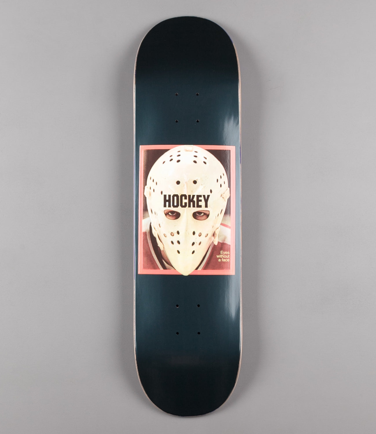 Hockey Eyes Without A Face Deck Metallic Navy 8.25" Flatspot