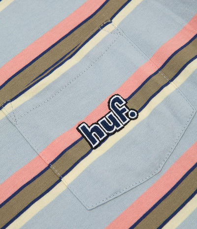 HUF 1993 Stripe Knit T-Shirt - Ballad Blue