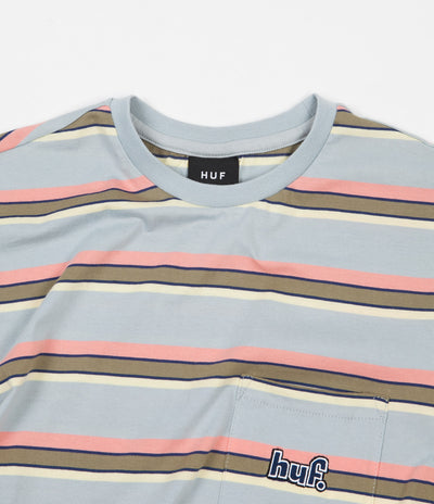 HUF 1993 Stripe Knit T-Shirt - Ballad Blue