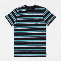 HUF 1993 Stripe Knit T-Shirt - Black thumbnail