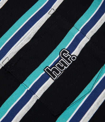 HUF 1993 Stripe Knit T-Shirt - Black