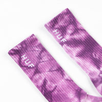 HUF Acid Crew Socks - Purple Tie Dye thumbnail