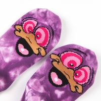 HUF Acid Crew Socks - Purple Tie Dye thumbnail