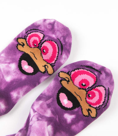 HUF Acid Crew Socks - Purple Tie Dye