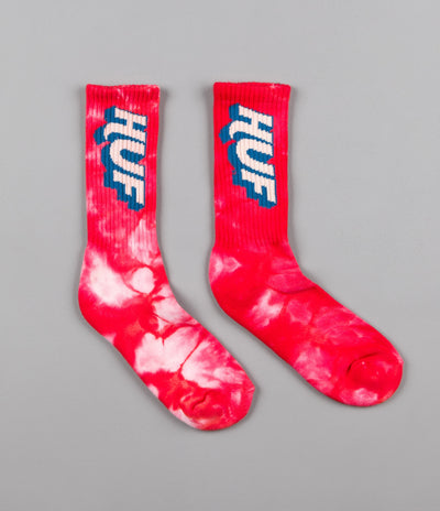HUF Aid Crew Socks - Red
