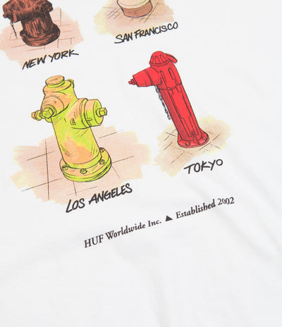 HUF All Cities T-Shirt - White