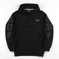 HUF Bar Logo Hooded Sweatshirt - Black thumbnail
