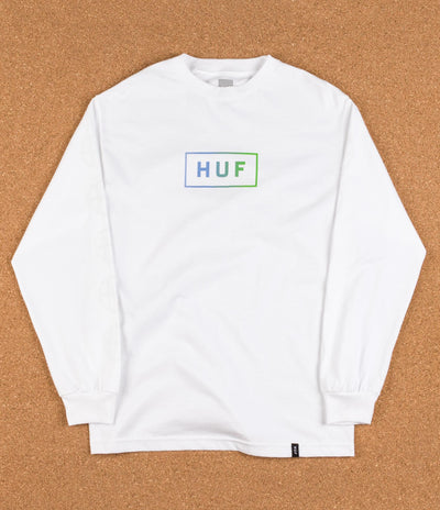 HUF Bar Logo UV Long Sleeve T-Shirt - White