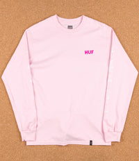 HUF Bear UV Long Sleeve T-Shirt - Pink