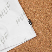 HUF Bolt All-Over Long Sleeve T-Shirt - White thumbnail