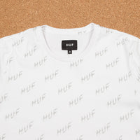 HUF Bolt All-Over Long Sleeve T-Shirt - White thumbnail