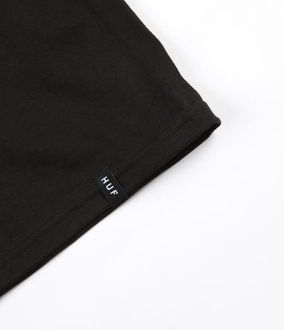 HUF Box Logo Puff T-Shirt - Black