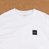 HUF Bunny Hop Long Sleeve T-Shirt - White / Black thumbnail