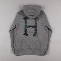 HUF Muted Military Classic H Hooded Sweatshirt - Grey Heather thumbnail
