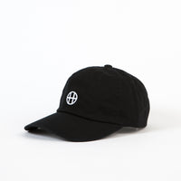 HUF Circle H 6 Panel Cap - Black thumbnail