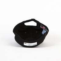 HUF Circle H 6 Panel Cap - Black thumbnail