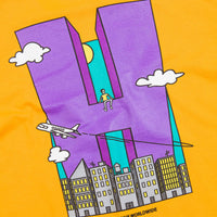 HUF City H T-Shirt - Gold thumbnail