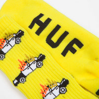 HUF Civil Disobedience Socks - Yellow thumbnail