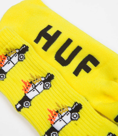 HUF Civil Disobedience Socks - Yellow