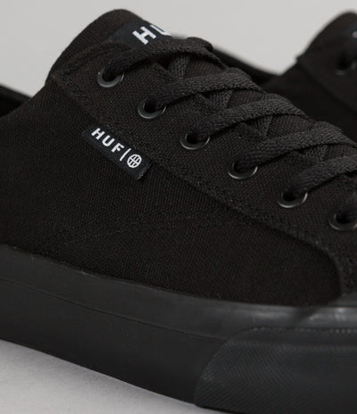 HUF Classic Lo ESS TX Shoes - Black / Black
