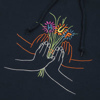 HUF Community Garden Hoodie - Navy thumbnail