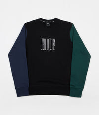 HUF Crevasse Crewneck Sweatshirt - Black
