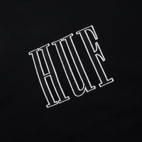 HUF Crevasse Crewneck Sweatshirt - Black thumbnail