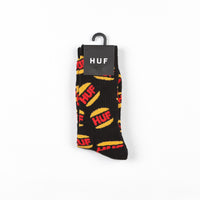 HUF DBC King Crew Socks - Black thumbnail