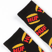 HUF DBC King Crew Socks - Black thumbnail