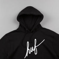HUF Demi Script Hooded Sweatshirt - Black thumbnail