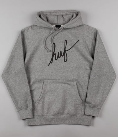 HUF Demi Script Hooded Sweatshirt - Grey Heather