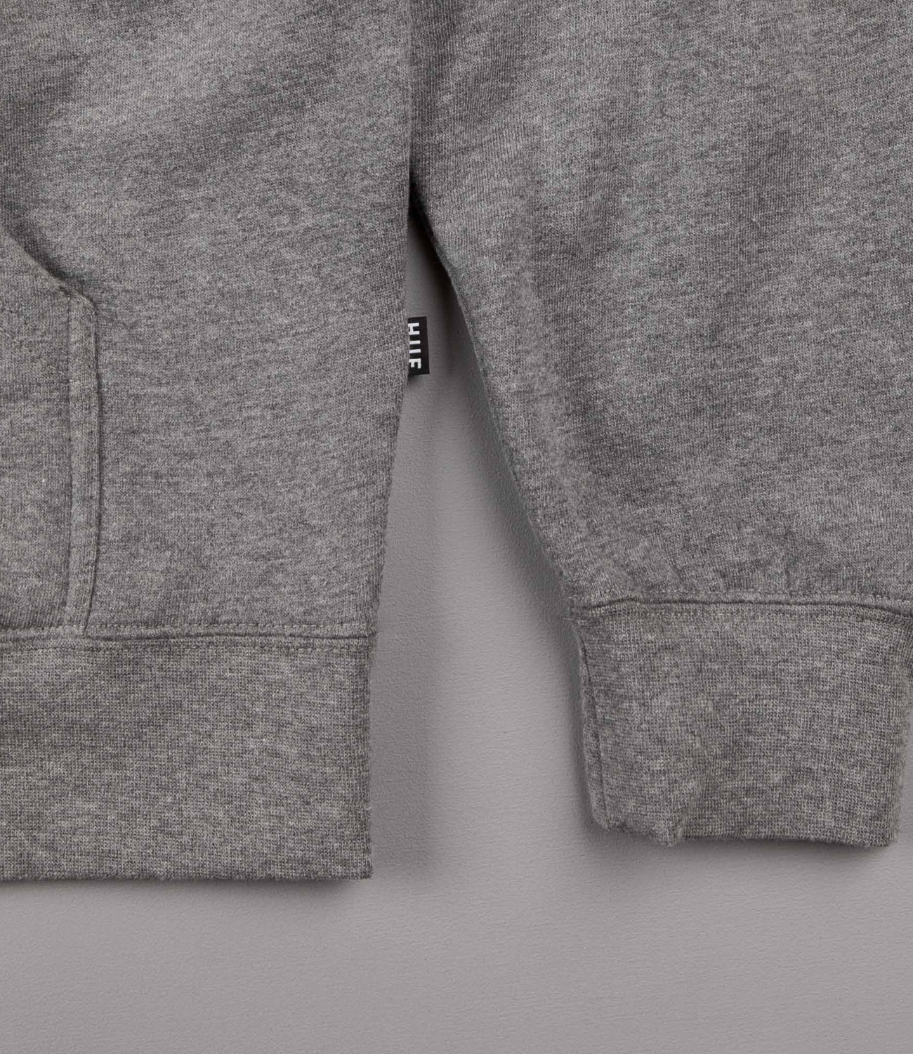 HUF Demi Script Hooded Sweatshirt - Grey Heather | Flatspot