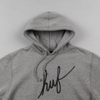 HUF Demi Script Hooded Sweatshirt - Grey Heather thumbnail