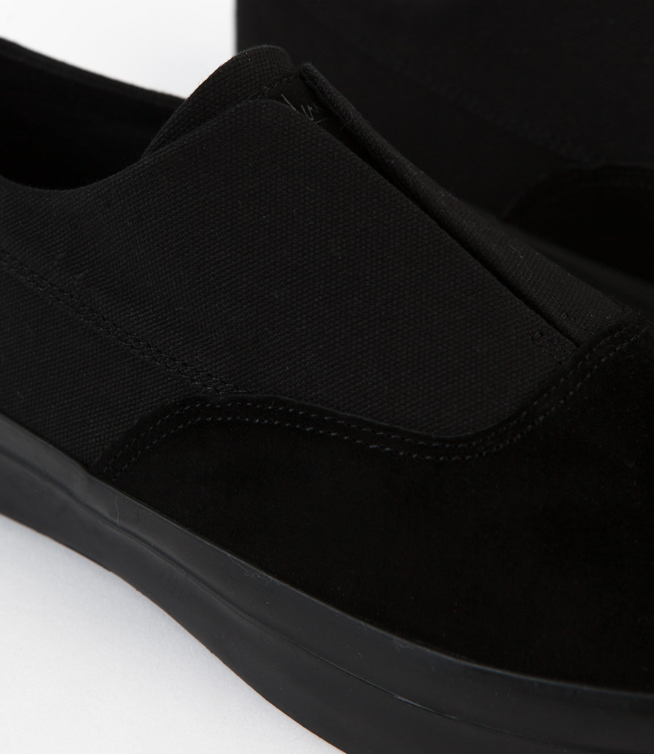 HUF Dylan Slip On Shoes - Black / Black | Flatspot