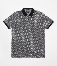 HUF Escher Polo Shirt - Black | Flatspot