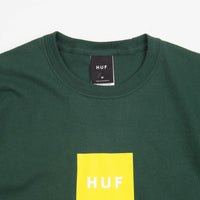 HUF Essentials Box Logo T-Shirt - Forest Green thumbnail