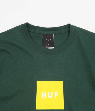 HUF Essentials Box Logo T-Shirt - Forest Green