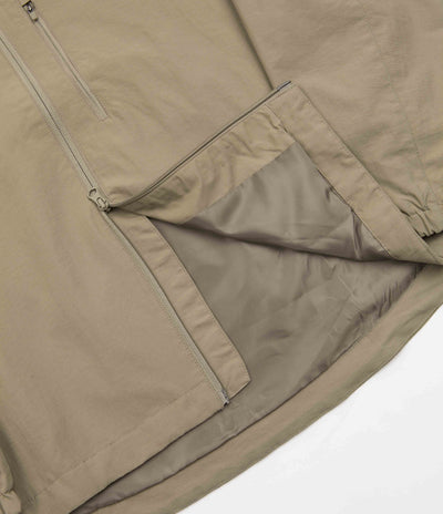 HUF Essentials Zip Standard Shell Jacket - Khaki