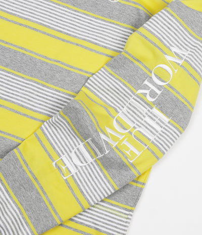 HUF Essex Knit Long Sleeve T-Shirt - Aurora Yellow