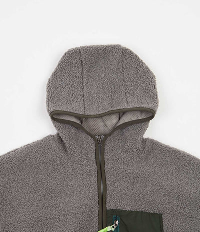 HUF Fort Point Sherpa Jacket - Steel Grey
