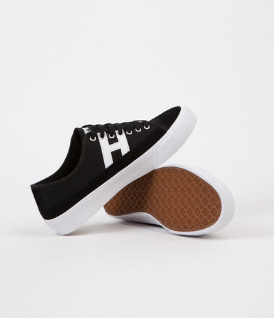 HUF Hupper 2 Lo Shoes - Black / White