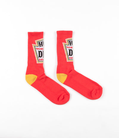 HUF Ketchup Crew Socks - Red