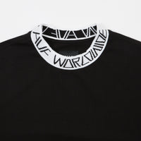 HUF Letras Long Sleeve T-Shirt - Black thumbnail