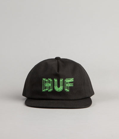 HUF Lines Snapback Cap - Black