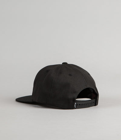 HUF Lines Snapback Cap - Black