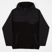 HUF Muir Hooded Pullover Jacket - Black thumbnail